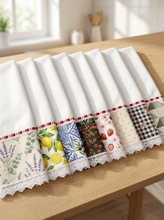 Pano Estampado: Lavandas Provençais