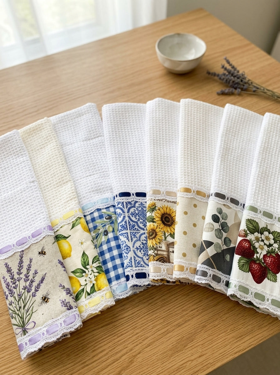 Pano Estampado: Lavandas Provençais