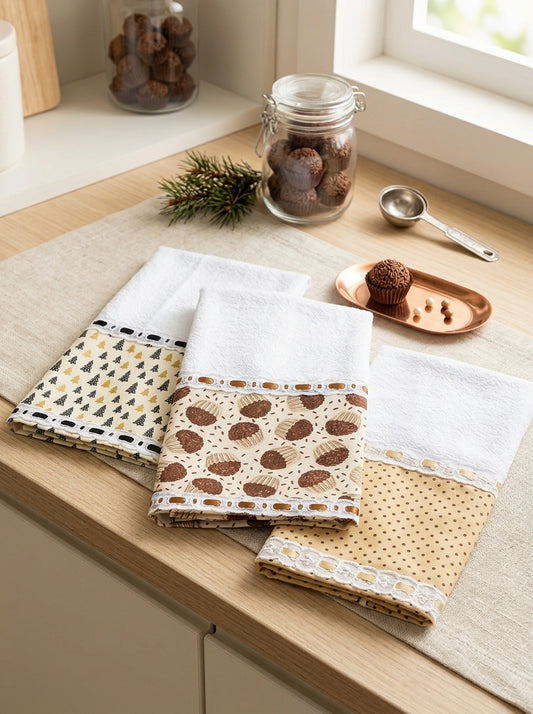 Pano Estampado: Chocolates Choc